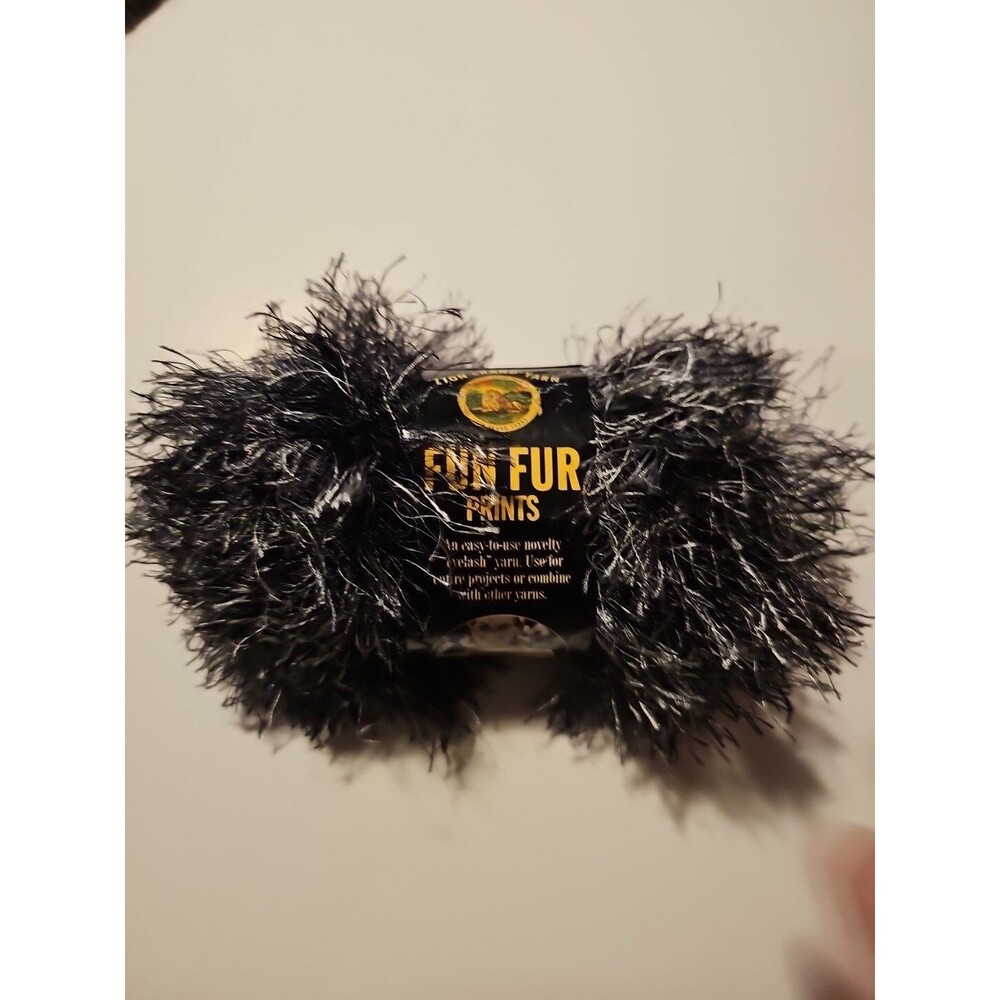 Lion Brand Fun Fur Yarn Lava Eyelash 1 Skein 50g NEW NIP